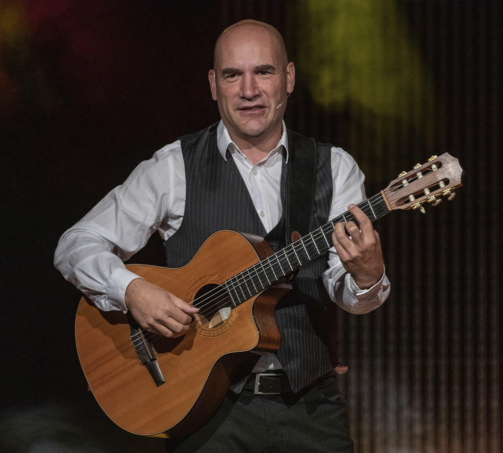 Reto Zeller am Bissfest