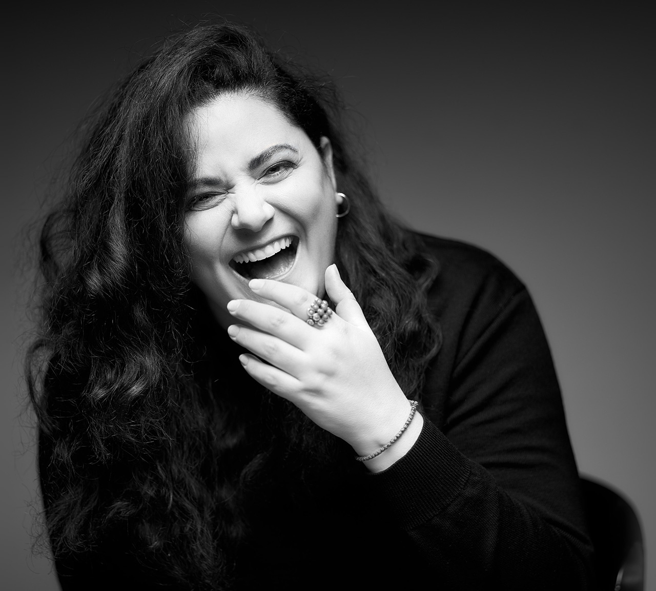 Rebekka Lindauer am Satire Abend