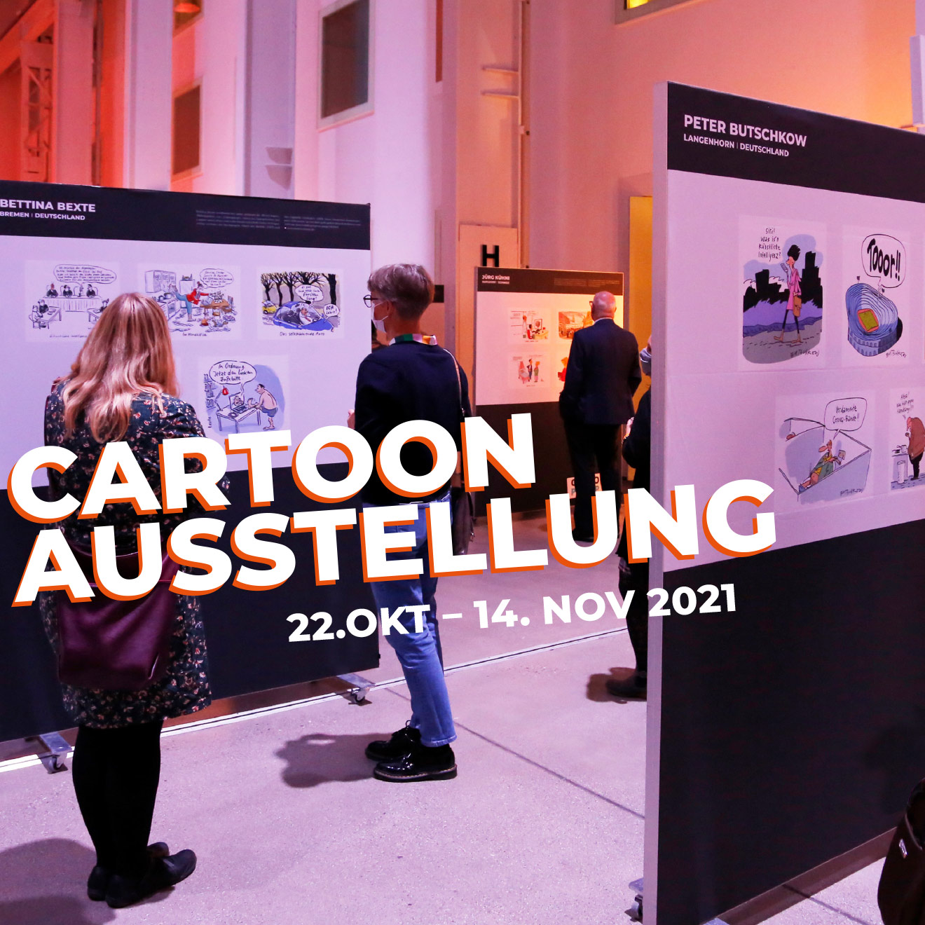 CARTOON AUSSTELLUNG 22.10.-14.11.2021